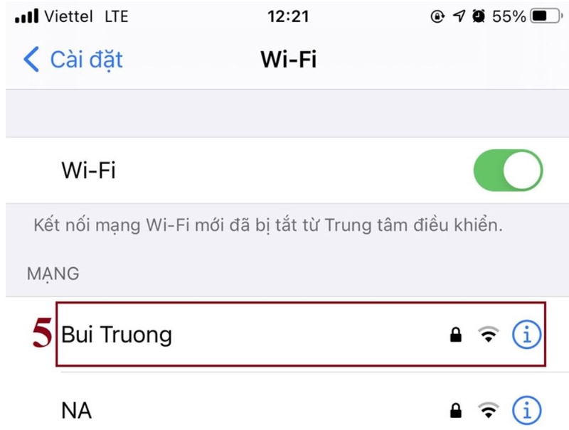 hoan tat ket noi ung dung