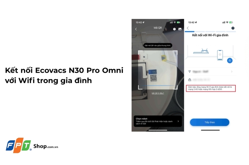 Kết nối với wifi gia đình