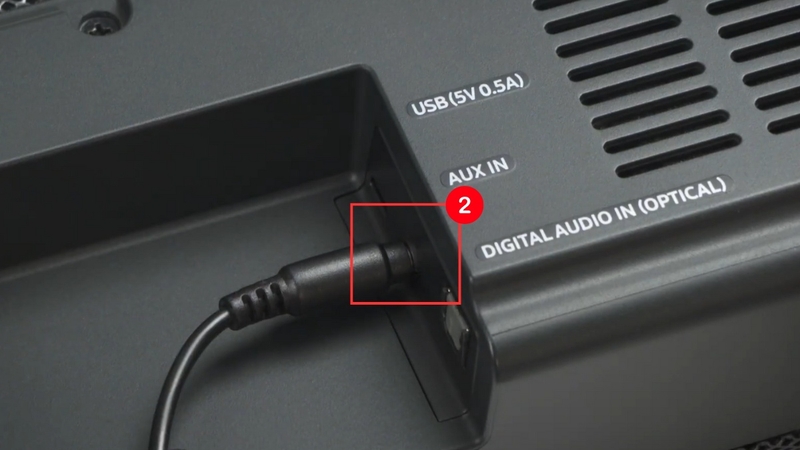 cách kết nối loa soundbar với máy tính 6