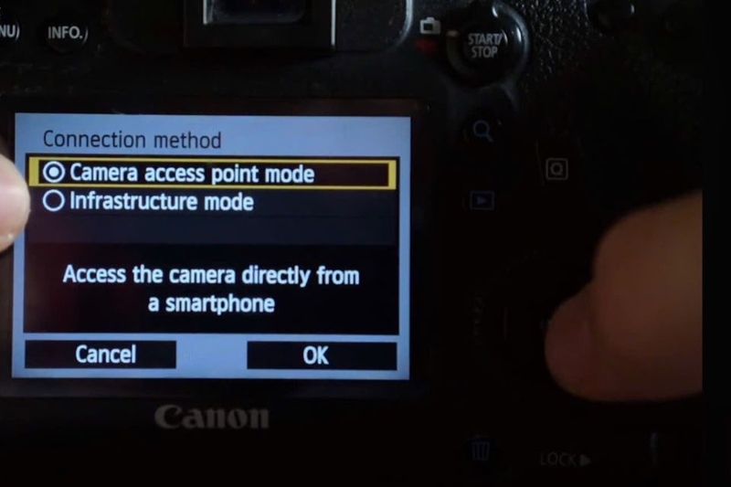 Bạn sẽ thấy hai lựa chọn kết nối