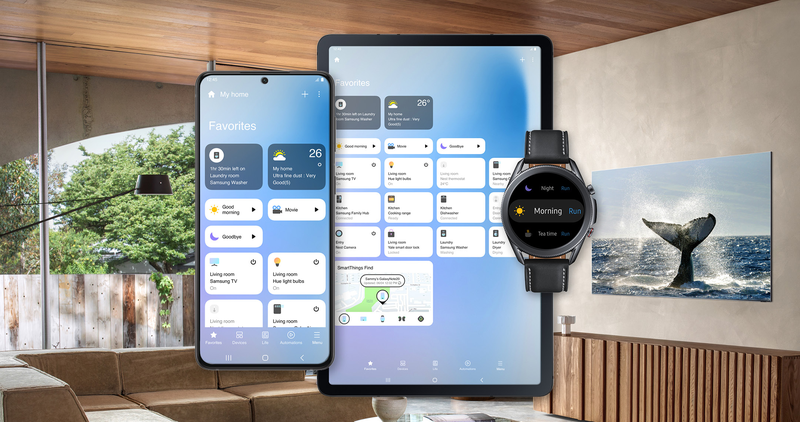 kết nối máy giặt samsung với điện thoại - smartthings
