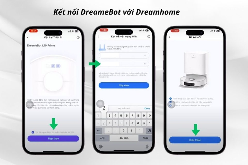 kết nối Robot hút bụi Dreame với ứng dụng Dreamehome (ảnh 4)