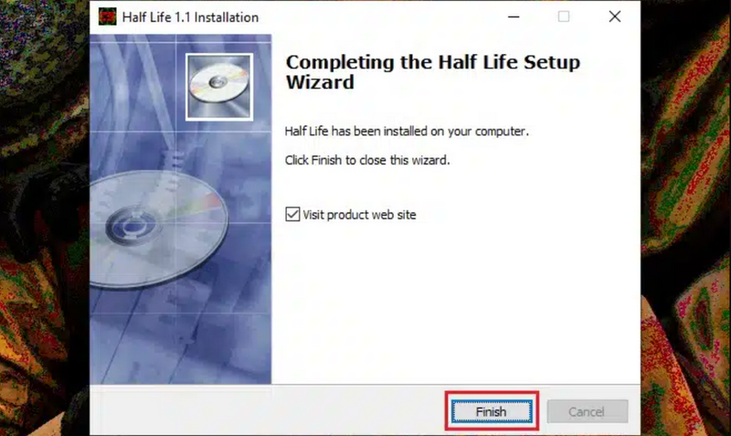 Kết thúc thao tác cài đặt game