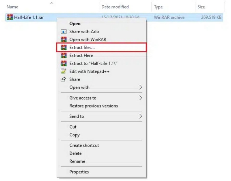 Các thao tác thực hiện tải game chính xác