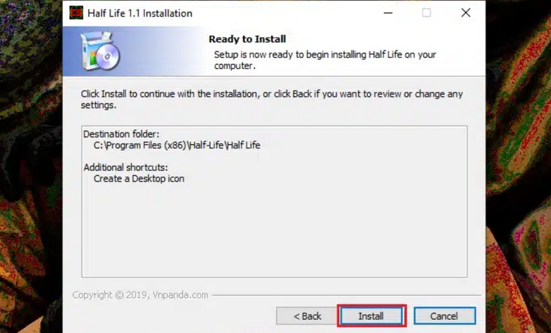 Lựa chọn mục cài đặt game nhanh chóng
