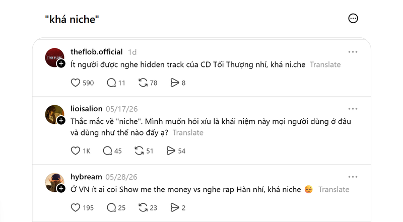Nguồn gốc trend "khá niche" từ đâu?