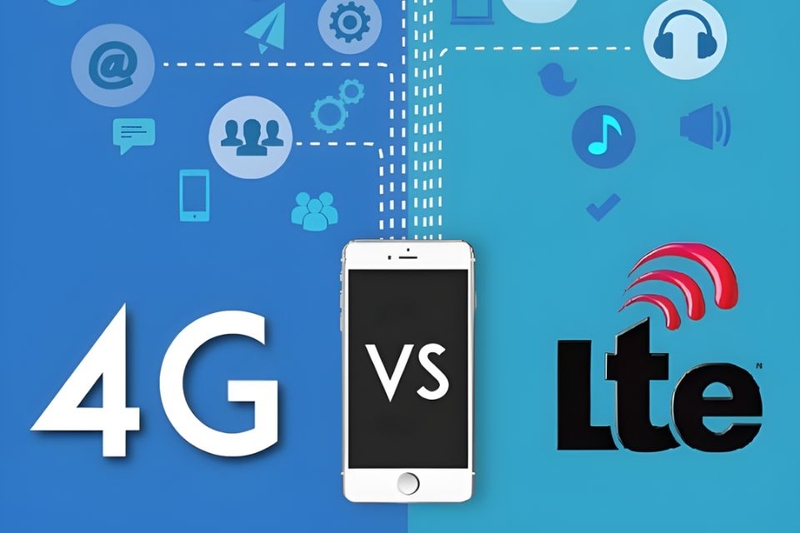 khác biệt của mạng LTE và 4G
