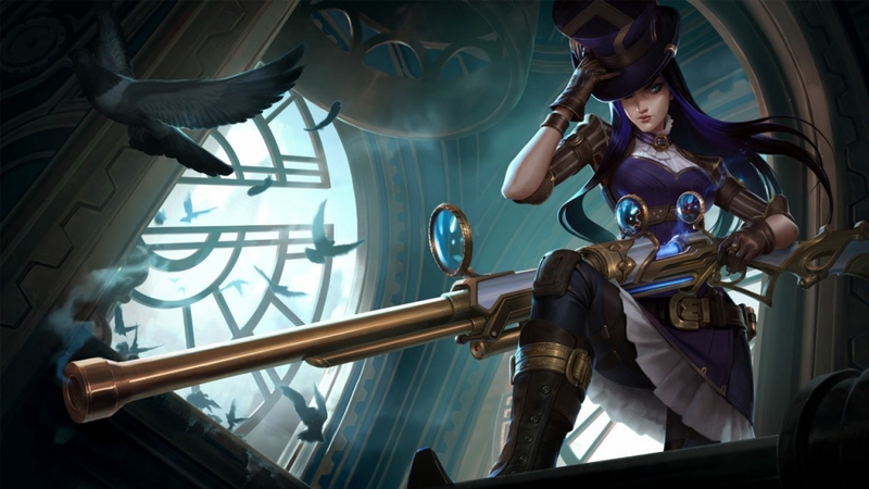 Combo Bẫy Yordle và Bắn xuyên của Caitlyn sẽ trói chân Kalista