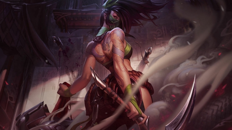 Akali khắc chế Kayle nhờ vào khả năng di chuyển nhanh nhẹn và linh hoạt