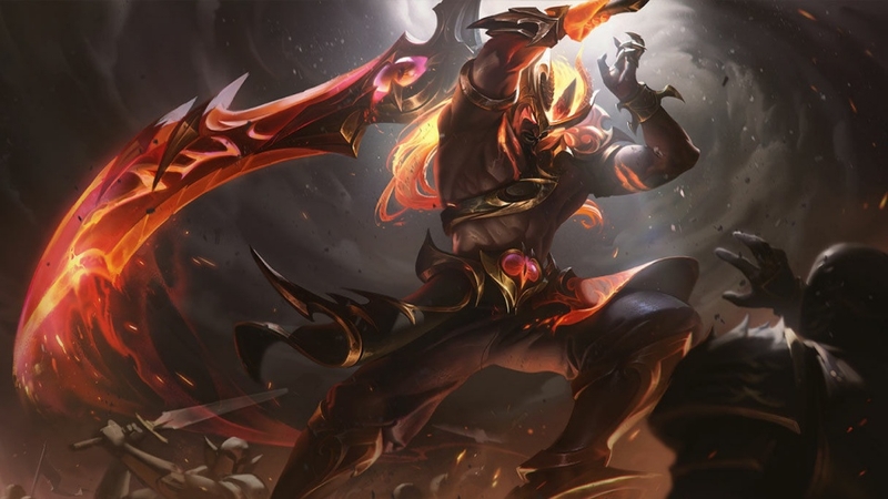 Tryndamere có bộ kỹ năng gây sát thương cực lớn lên kẻ địch