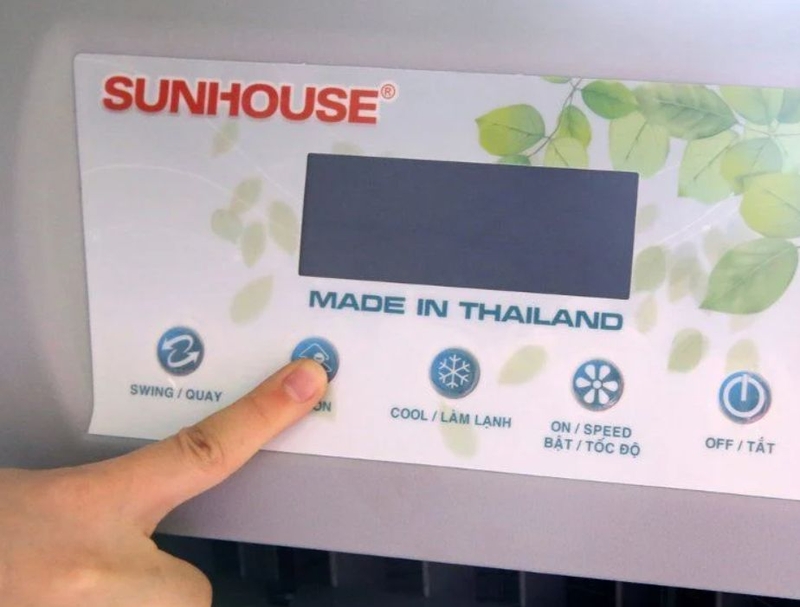 Quạt điều hòa Sunhouse SHD7735 sở hữu lưu lượng gió mạnh mẽ