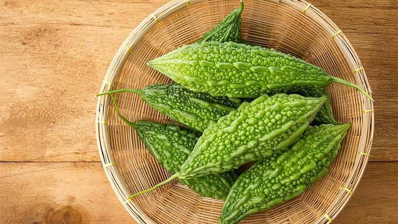 khổ qua kho chay nấm đùi gà 6