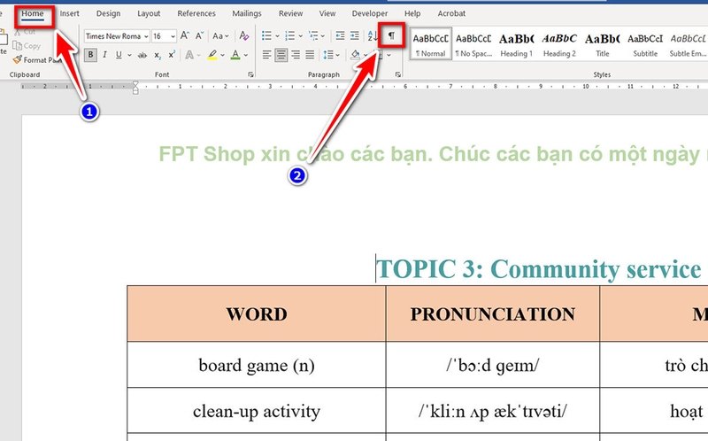Cách khóa Header Footer trong Word - 04