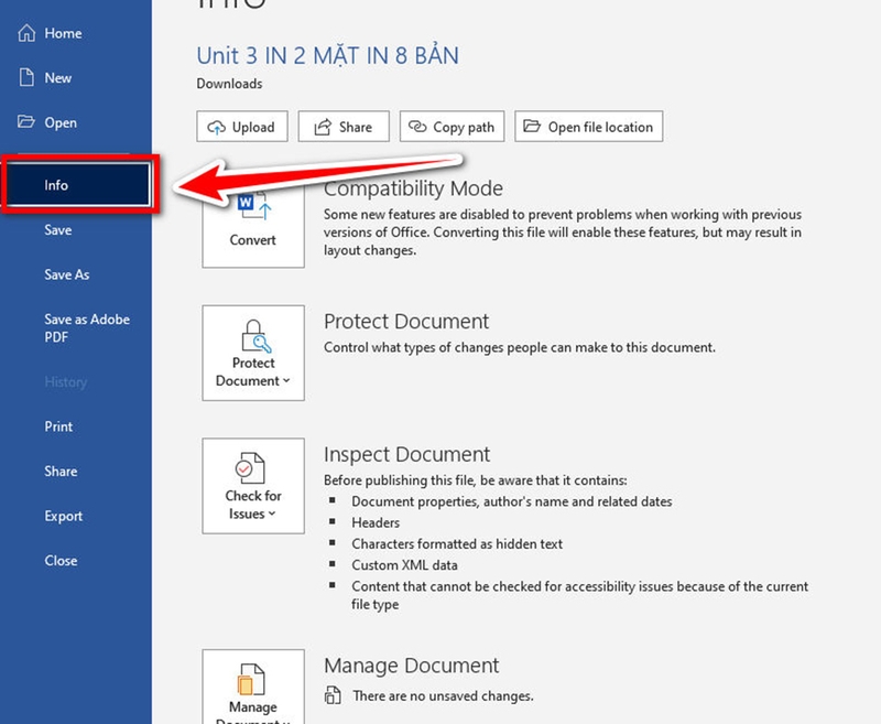 Cách khóa Header Footer trong Word - 09
