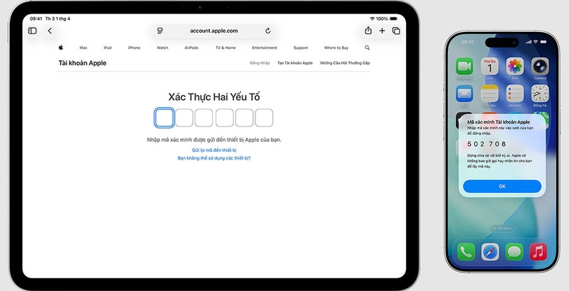 Thiết lập khóa iCloud trên iPad - 04