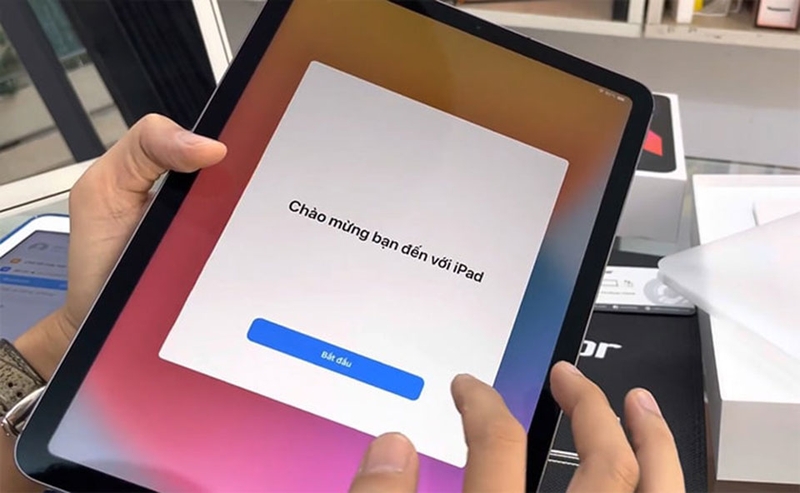 Thiết lập khóa iCloud trên iPad - 01