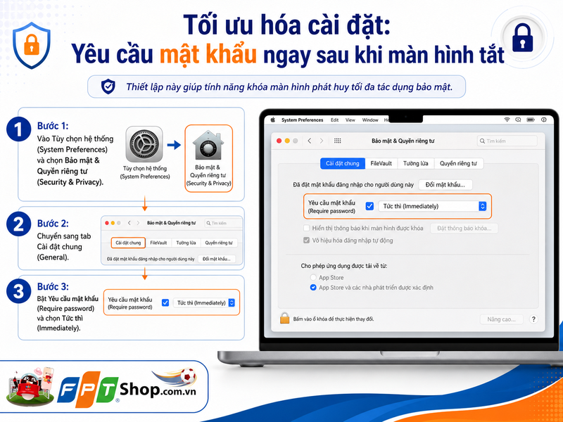 khóa MacBook Pro nhanh với Touch Bar 3
