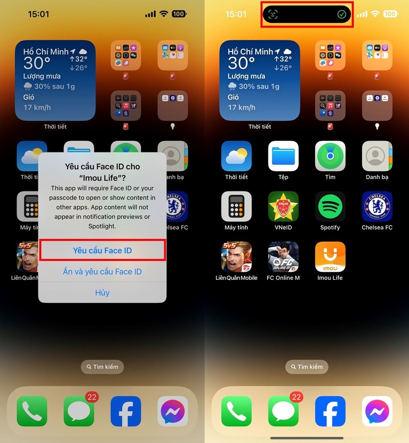 Cách khóa ứng dụng iPhone chạy iOS 18 2