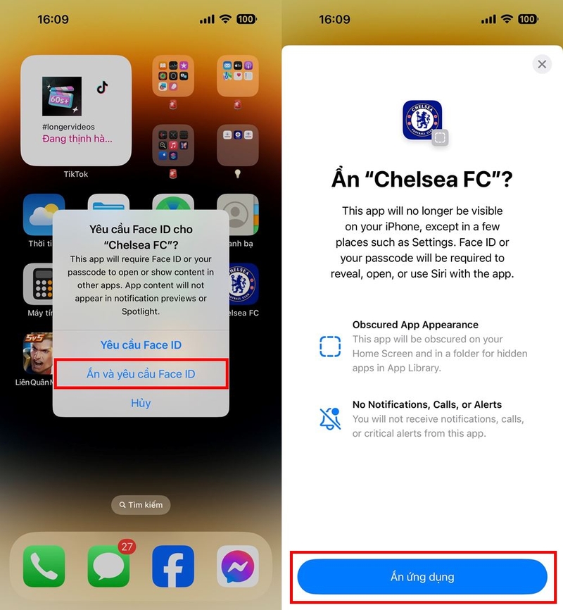 Cách khóa và ẩn ứng dụng trên iPhone chạy iOS 18 2