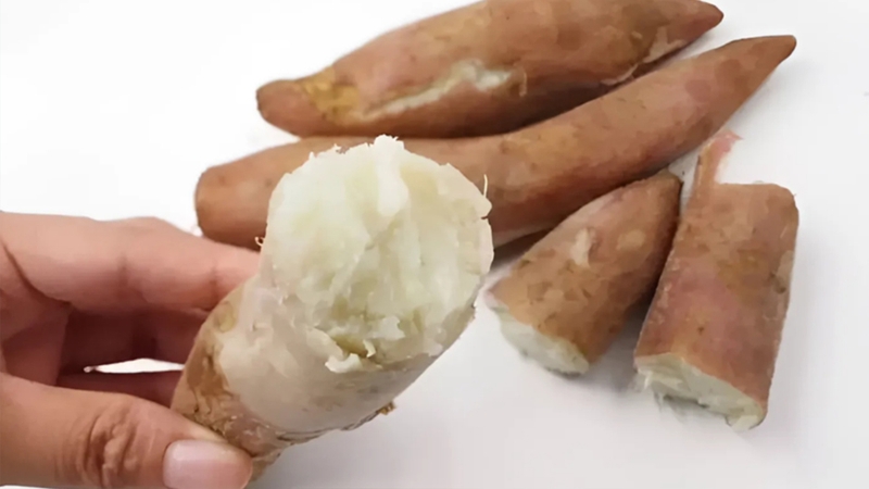 Hàm lượng tinh bột trong khoai lang trắng cao
