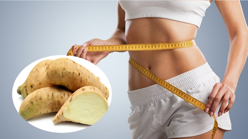 Khoai lang trắng là lựa chọn hàng đầu cho người đang giảm cân