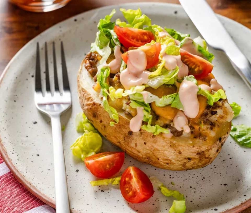 Khoai tây nhồi thịt bò nướng - 14