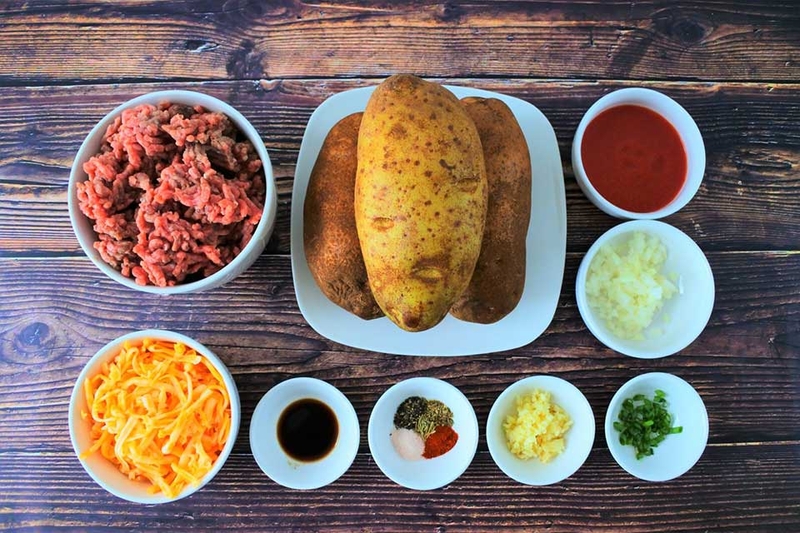 Khoai tây nhồi thịt bò nướng - 13