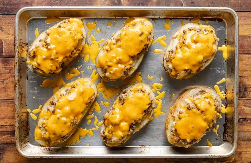 Khoai tây nhồi thịt bò nướng - 04