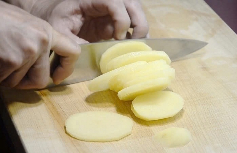 khoai tây nướng trứng ảnh 3