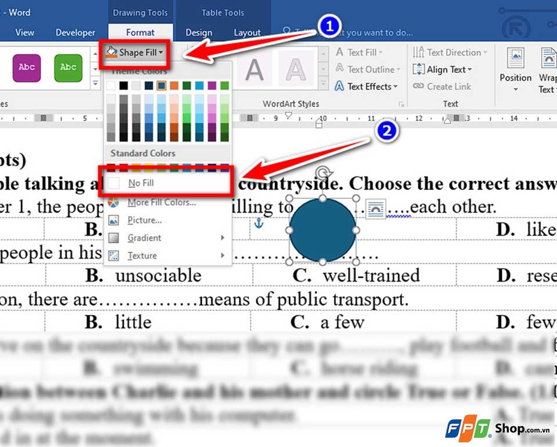 KHoanh tròn chữ trong Word - 05