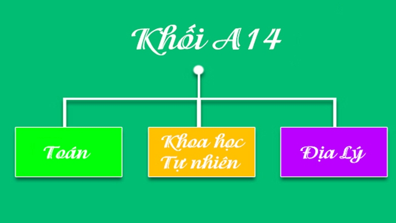 Khối A14 là sự kết hợp hài hòa giữa các môn khoa học và xã hội.