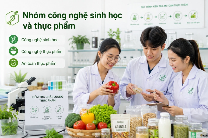 Nhóm công nghệ sinh học và thực phẩm
