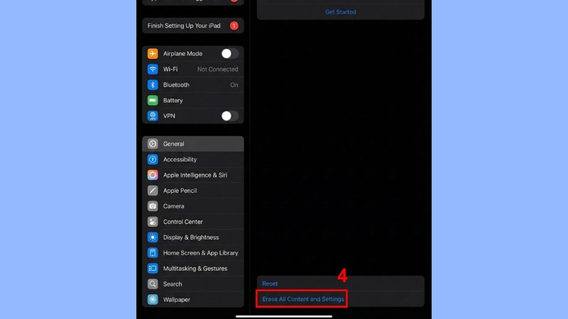Cách khôi phục cài đặt gốc iPad Pro - 04