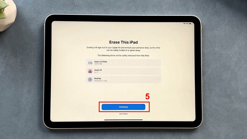 Cách khôi phục cài đặt gốc iPad Pro - 03