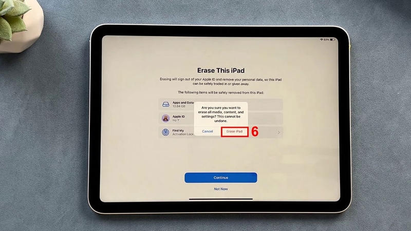 Cách khôi phục cài đặt gốc iPad Pro - 02