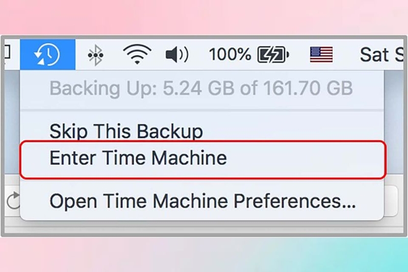 khôi phục lại dữ liệu đã sao lưu bằng Time Machine 2