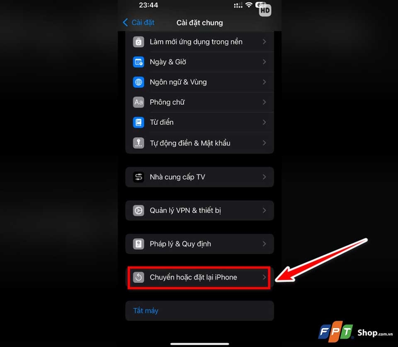 Khôi phục màn hình chính mặc định trên iOS - 05