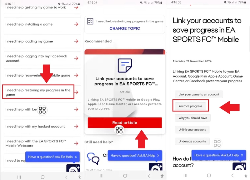 khôi phục tài khoản FC Mobile bị mất hình 7