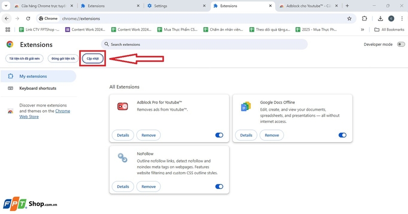 không cài được Extension trên Chrome 5