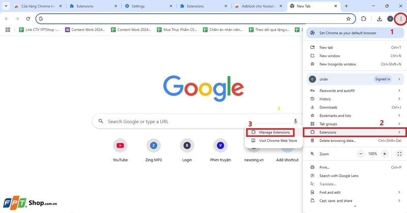 không cài được Extension trên Chrome 6