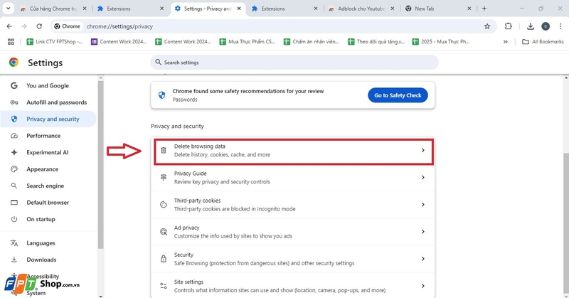 không cài được Extension trên Chrome 8