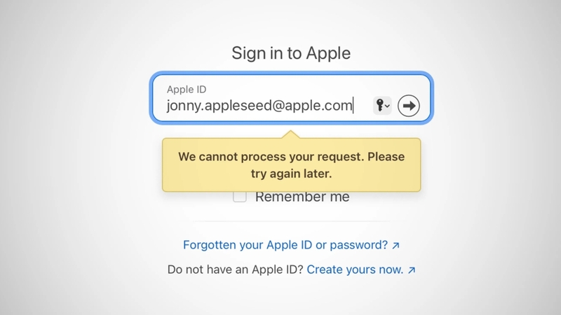 Tại sao không thể tạo Apple ID?