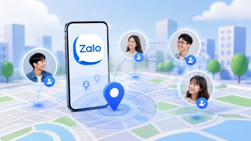 Tính năng tìm bạn bè quanh đây trên Zalo là gì?