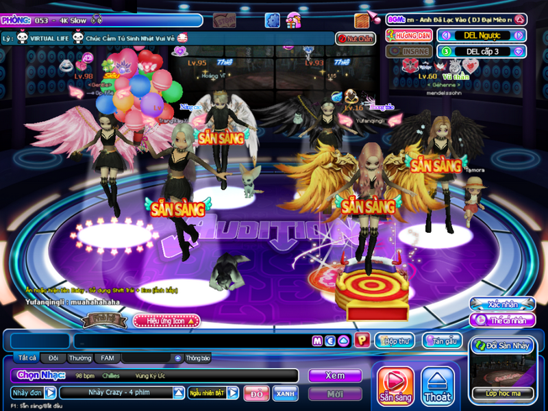 Gameplay của Audition xoay quanh việc điều khiển nhân vật
