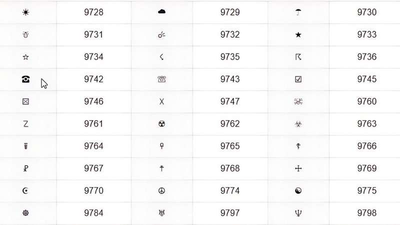 Kí tự đặc biệt Alt trong Word, Excel