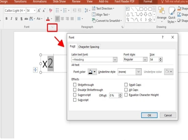 Có những phông chữ được thiết kế với các ký tự đặc biệt chữ nhỏ