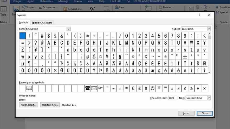 Microsoft Word hoặc Google Docs có hỗ trợ các ký tự đặc biệt chữ nhỏ
