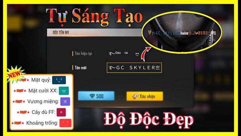 Những mẫu kí tự tiêu biểu cho game thủ