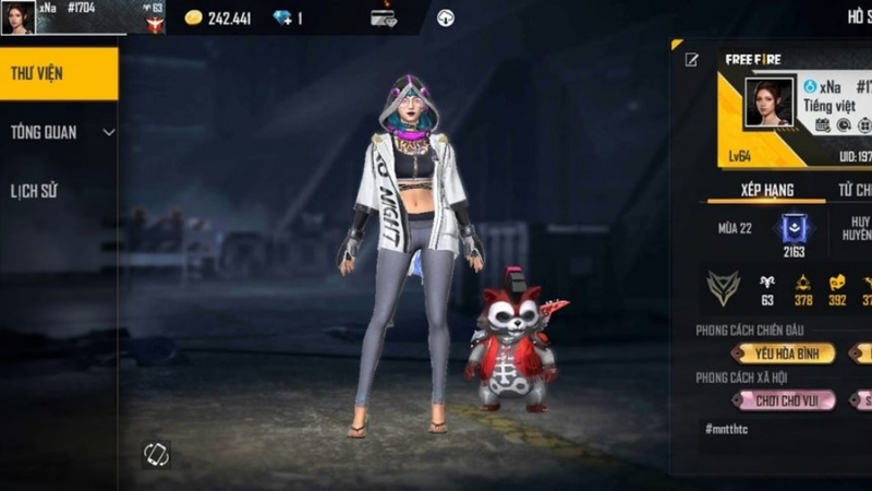 Sử dụng kí tự đặc biệt FF khoảng trống để đặt tên