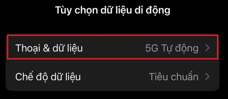 kích hoạt 5G Viettel trên iPhone hình 7